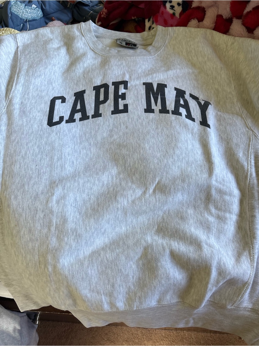 Size small Cape May like new Crewneck Sweatshirt - Light Gray